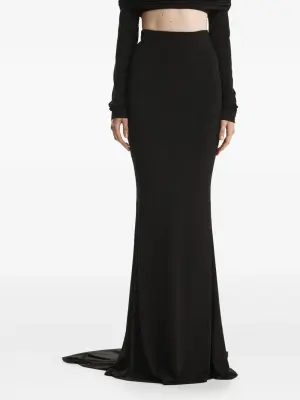 Драпированная макси-юбка