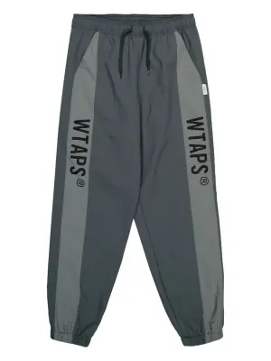 Спортивные брюки с кулиской и вставками