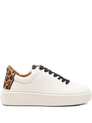 Кроссовки с леопардовым принтом