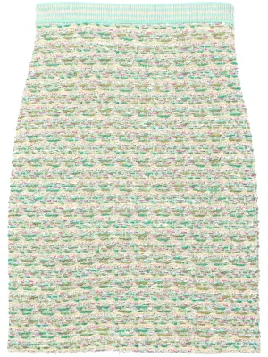 Юбка мини из ткани букле