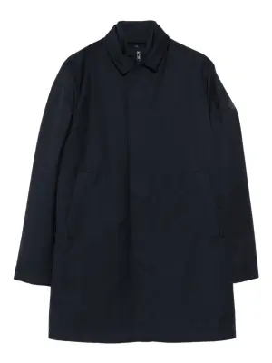 Пальто на молнии с накладным карманом