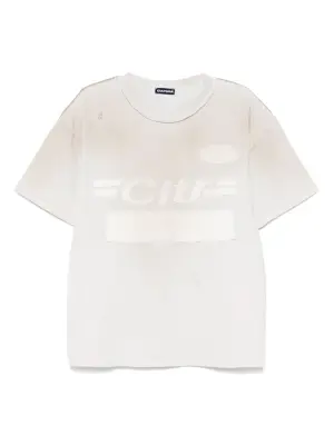 Футболка с нашивкой-логотипом