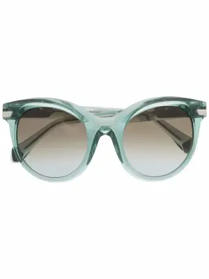 Солнцезащитные очки в круглой оправе