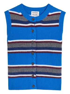 Полосатый жилет Sofie на пуговицах