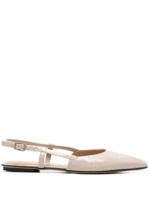 Балетки на плоской подошве