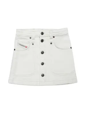 Джинсовая юбка на пуговицах