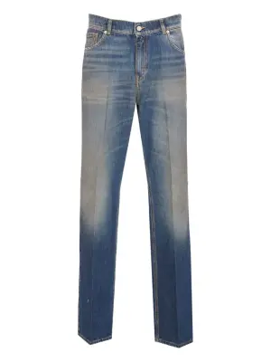 Джинсы с нашивкой-логотипом