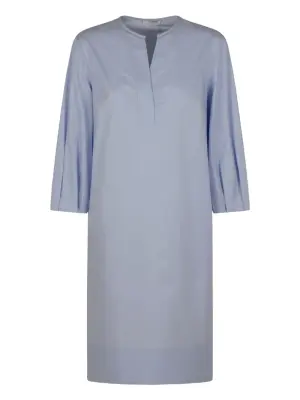 Платье-туника с укороченными рукавами