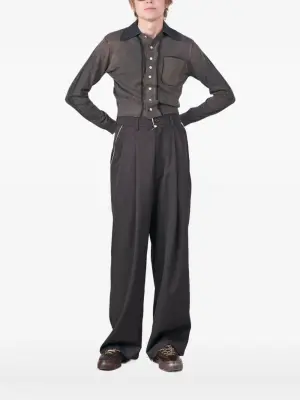 Кардиган с выцветшими карманами