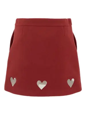 Юбка с вырезом в форме сердца