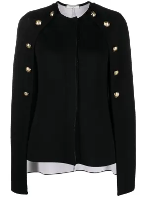 Джемпер-кейп с пуговицами