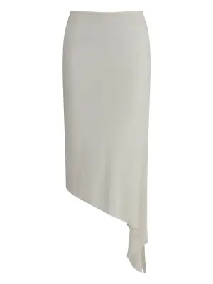 Асимметричная юбка миди