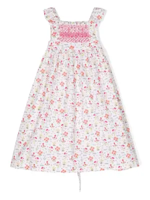 Платье с графичным принтом и складками