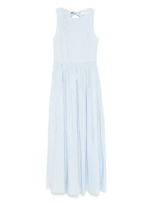 Платье с круглым вырезом