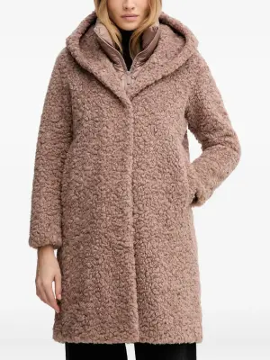 Пальто на молнии с капюшоном