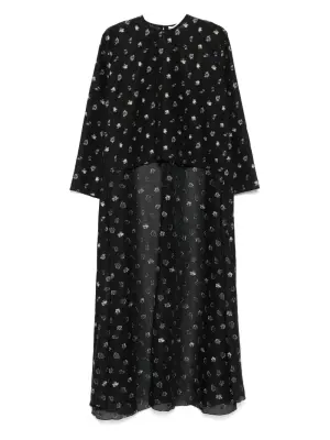 платье с цветочным принтом