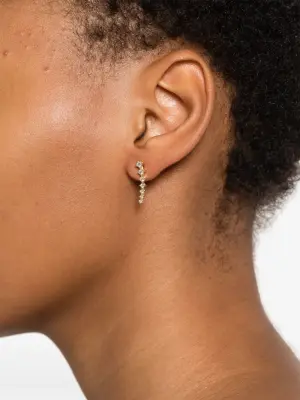 Золотые серьги с бриллиантами