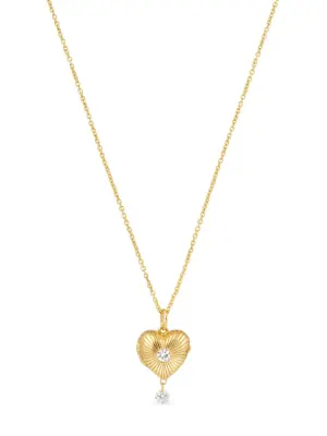 Колье из желтого золота с бриллиантами