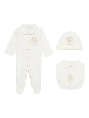 Пижама с вышитым логотипом