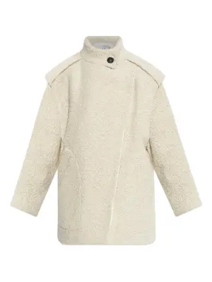 Пальто оверсайз из смесовой шерсти