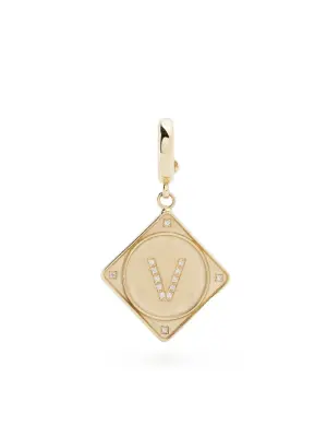 Подвеска Bruno из желтого золота с бриллиантами