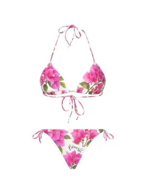 Треугольное бикини Bouganvillea Bliss с цветочным принтом
