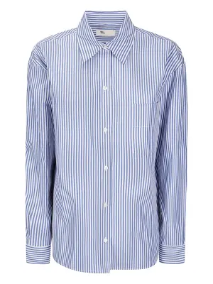 Полосатая рубашка с длинными рукавами