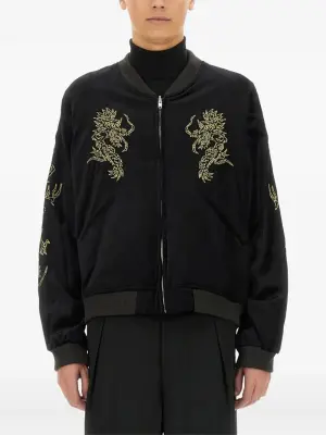 Бомбер с вышивкой