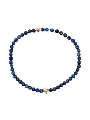 Браслет из розового золота с камнями