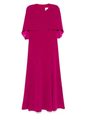 Платье-кейп длины миди