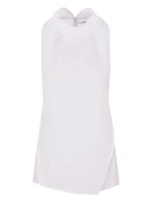 Топ с высоким воротником