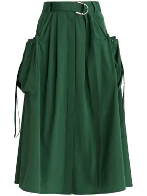 Юбка миди А-силуэта