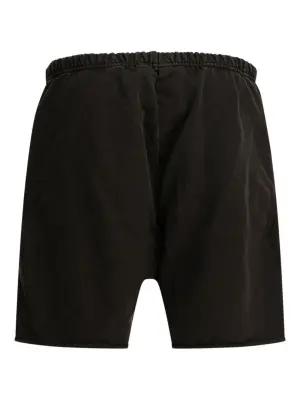 Шорты с кулиской и графичным принтом