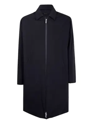 Пальто на молнии с воротником