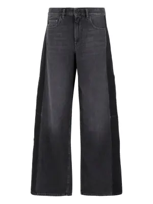 Джинсы со вставками