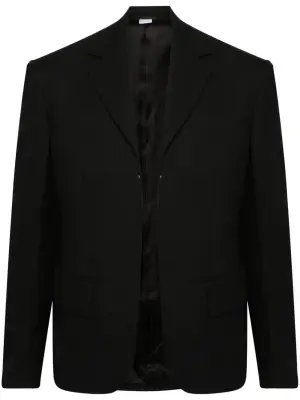 Твиловый пиджак без застежки