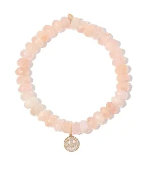 Браслет из желтого золота с бриллиантами и андалузитом