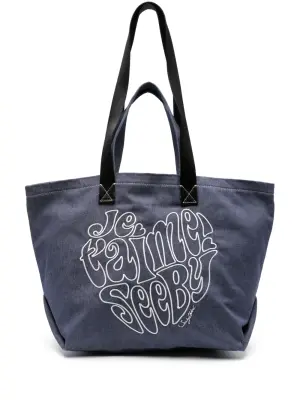 Джинсовая сумка-тоут Je T'aime