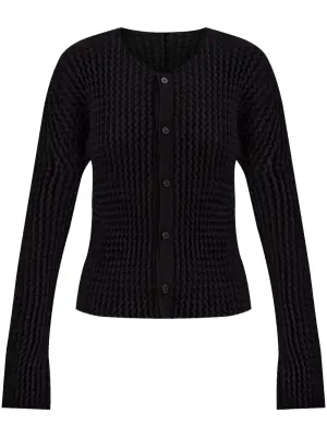Плиссированный кардиган