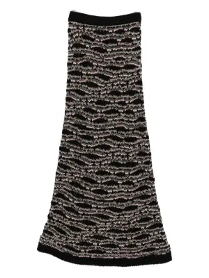 Трикотажная юбка макси