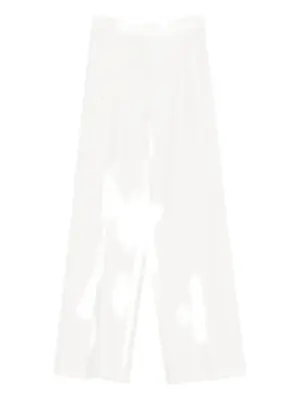 Брюки свободного кроя прямого силуэта