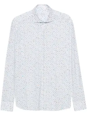 Рубашка с длинными рукавами и принтом пейсли