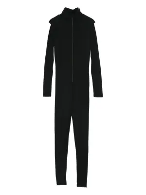 Комбинезон с контрастными боковыми вставками