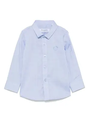 Рубашка с вышитым логотипом