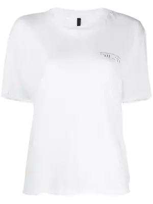 Футболка с контрастным принтом