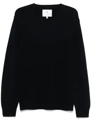Шерстяной свитер с круглым вырезом