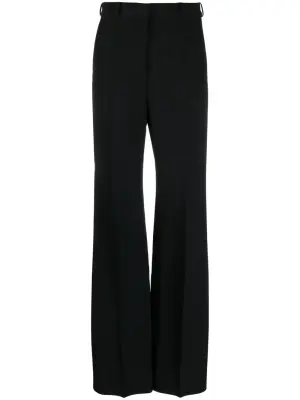 Расклешенные брюки с завышенной талией