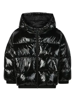 Глянцевый пуховик