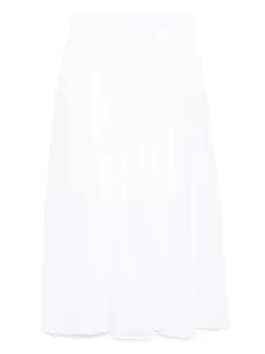 Льняная юбка миди