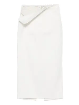 Юбка мини с кружевом